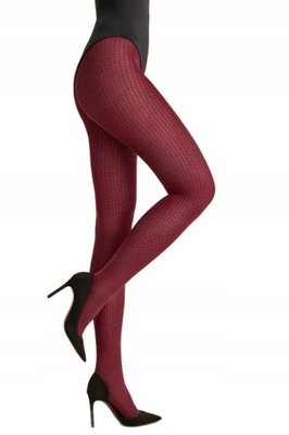 Rajstopy Gabriella Celest 80 den 2/S Bordo