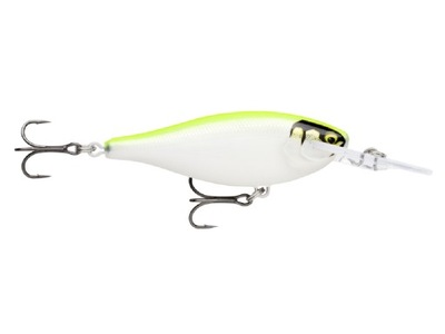 WOBLER RAPALA SHAD RAP ELITE 7,5cm/12g F Chartreus