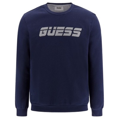 -40% GUESS BLUZA MĘSKA BEZ KAPTURA Z2GQ11 FL04F GRANATOWA XXL