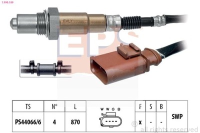 EPS 1.998.189 DE SONDE LAMBDA - milautoparts-fr.ukrlive.com