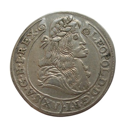 15 Krajcarów 1680r. -Węgry - Leopold I (1658-1705)