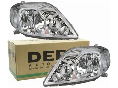 Лампы фары toyota corolla e12 01-08 фото №1