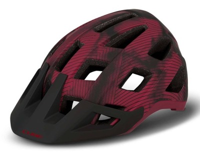 Kask CUBE rowerowy Badger MTB czerowny r. 52-56 cm