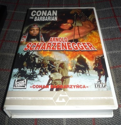 Conan Barbarzyńca VHS Schwarzenegger