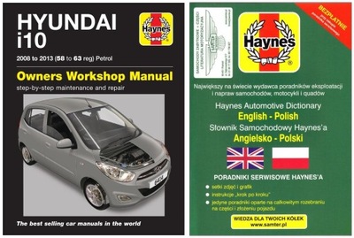 Hyundai i10 (2008-2013) instrukcja napraw Haynes +GRATIS 24h