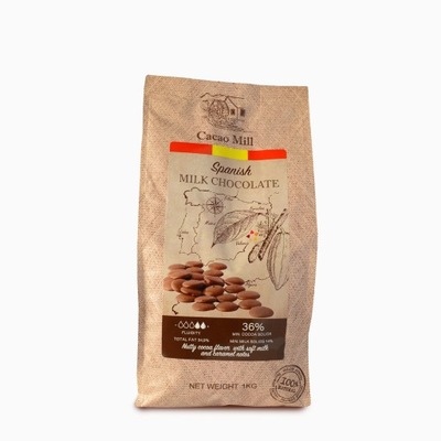 MLECZNA CZEKOLADA HISZPAŃSKA 36% Cacao Mill 1kg