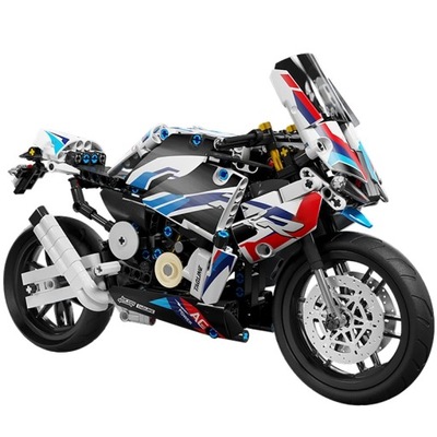 Technical Expert Famous Motorcycle Model Building Blocks Simulation