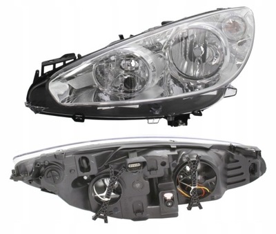 Фара лампа левый peugeot 308 rcz 11- фото №1