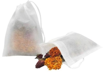 Saszetki torebki woreczki na herbatę zioła 100 szt