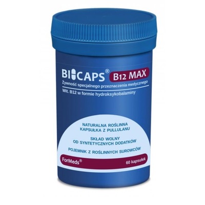 BiCaps B12 Max witamina B12 kapsułki 60 szt.