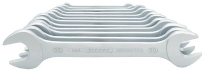 ZESTAW KLUCZY DWUSTRONNIE PŁASKICH GEDORE 12CZĘŚCI