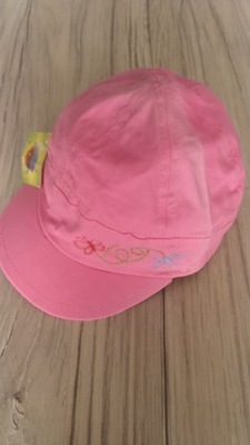 Bejbolówka różowa czapka z daszkiem bawełniana 52