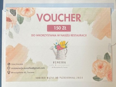 Voucher do restauracji KONEFKA – 150 zł