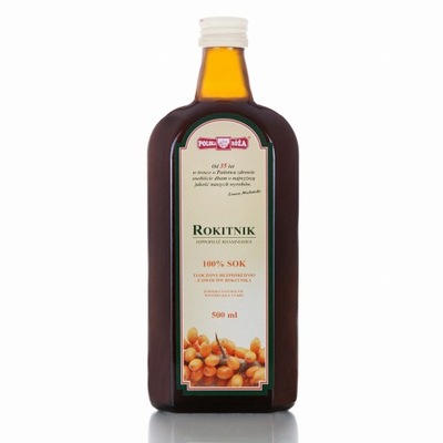 Sok Rokitnik 100% 500ml - Polska Róża