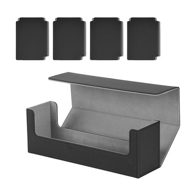 Trading Card Deck Box for Cards Protection Card Sleeve Card Case Box Gray
