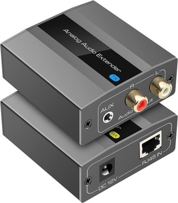 Analogowy konwerter audio Toslink na RCA Stereo