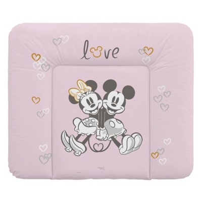 Ceba Przewijak miękki duży 85x72 Disney Minnie & Mickey Pink