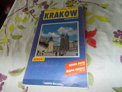 Kraków stary plan miasta Pilot