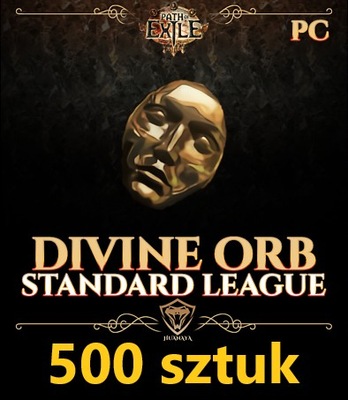 500 divine orb Path of exile: STANDARD