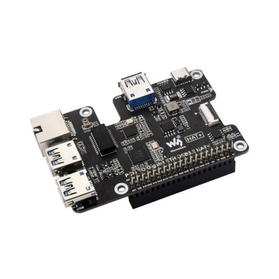 PCIe do Gigabit Ethernet USB 3.2 3xUSB Ethernet HAT dla Raspberry Pi 5