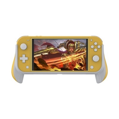IRIS Komfortowy grip uchwyt na konsolę Nintendo Switch Lite szaro-żółty