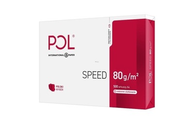 Papier biurowy Igepa POLSPEED (A4, 80g/m2, 500 szt, Matowy) (9967A80)