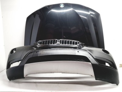 Bmw x3 f25 капот крышка двигателя бампер передний решётки радиатора решётка радиатора фото №1