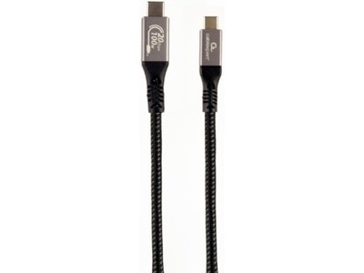 Kabel USB-C - USB-C CABLEXPERT USB 3.2 Gen. 2 100W 1.5 m Czarny