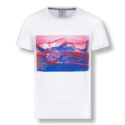 RED BULL T-Shirt Męski Plane T-28B White XL