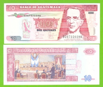 GWATEMALA 10 QUETZALES 2006 P-111a UNC