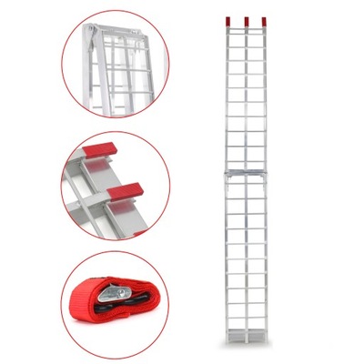 RAMPA MOTORCYCLE NAJAZDOWA PODJAZD 228CM LOAD DO 340KG WEIGHT RAMPY 7KG  