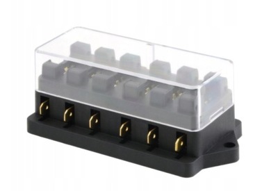 UNIVERSAL 12V 6 WAY BLOQUE FUSIBLES UNIDAD  