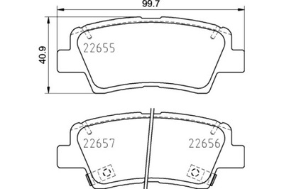 BREMBO ZAPATAS DE FRENADO HYUNDAI IONIQ AE 03 16- HYUNDAI TUCSON TL TLE  