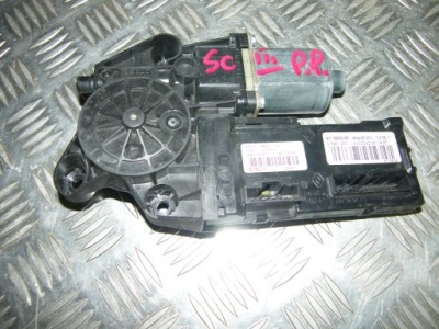 Моторчик стекло правый перед scenic iii 807306335r фото №1