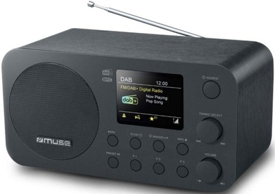 MUSE M-128DBT, radio DAB /FM z Bluetooth