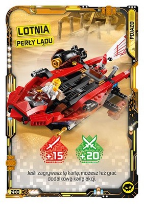 Karta LEGO Ninjago Seria 5 - Lotnia Perły Lądu 200