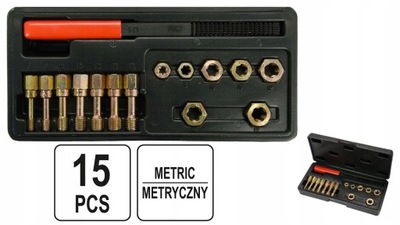 ZESTAW DO NAPRAWY GWINTÓW ŚRUBACH I W NAKRĘTKACH