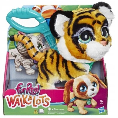 Fur Real Friends Interaktywny Duży Tygrysek na smyczy Hasbro E5309