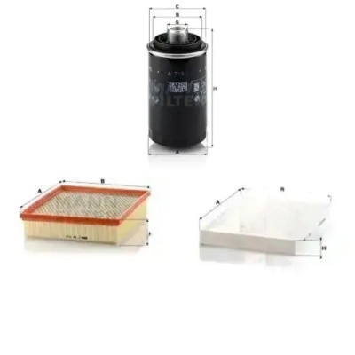 Комплект фильтров vw amarok mann фильтр фото №1