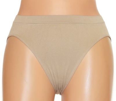 TRESS 4995Y majtki damskie figi bikini bezszwowe beż M/L