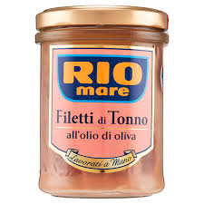Filety z tuńczyka w oliwie z oliwek Rio Mare 180 g
