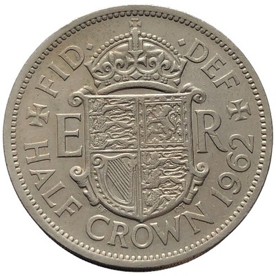 87030. Wielka Brytania - 1/2 korony - 1962r.