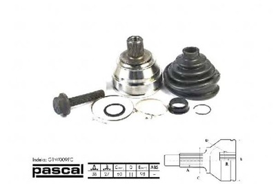 Pascal шарнир приводной наружный vw transporter фото №1