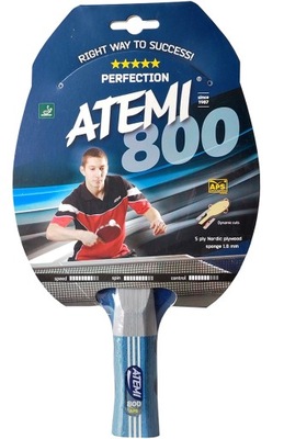 Rakietka treningowa do tenisa stołowego ATEMI 800