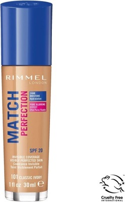 Rimmel Match Perfection 101 Classic Ivory podkład do twarzy 30 ml