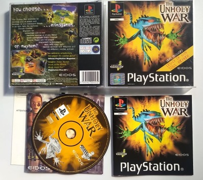 THE UNHOLY WAR PSX PS1 PS2