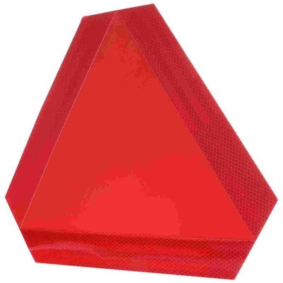 SIGN VEHICLE CAR TRIANGLE REFLECTIVE SLOW MOVING S  