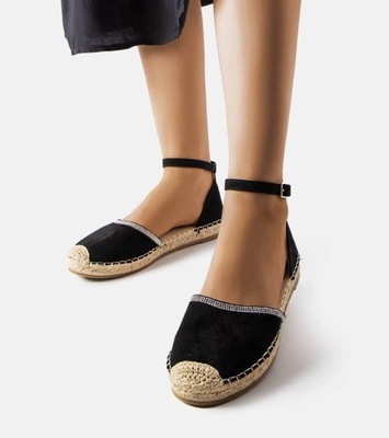 Czarne espadryle Licia 37