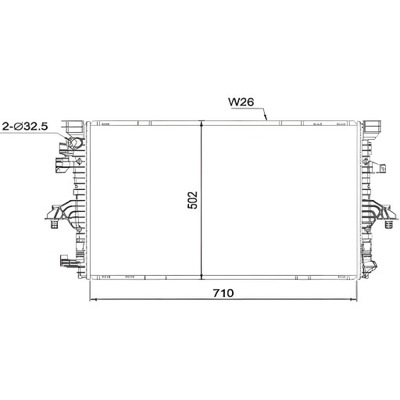 Diederichs dcm3905 радіатор, система охолодження двигуна фото №1