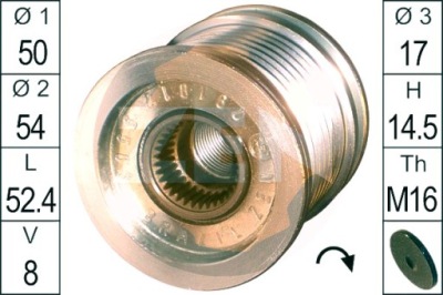 Era зчеплення односторонній era mercedes-benz фото №1